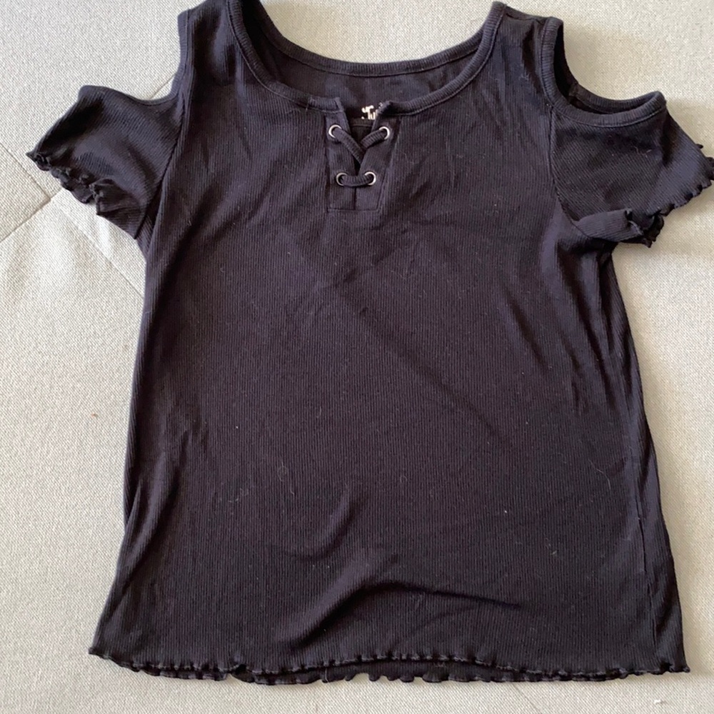 Black justice girls top (size 12)